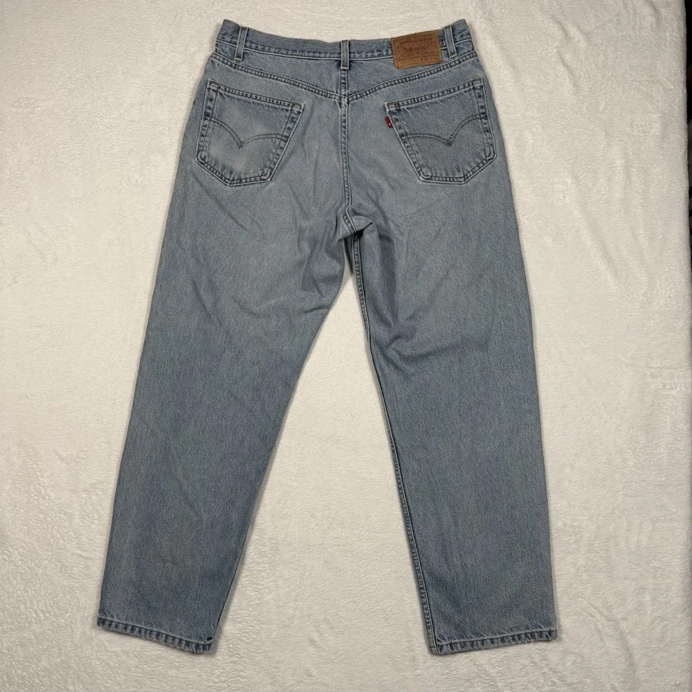 Levis Jeans Mens 36(34)x30 Blue Relaxed Fit‎ Straight Leg Vintage
